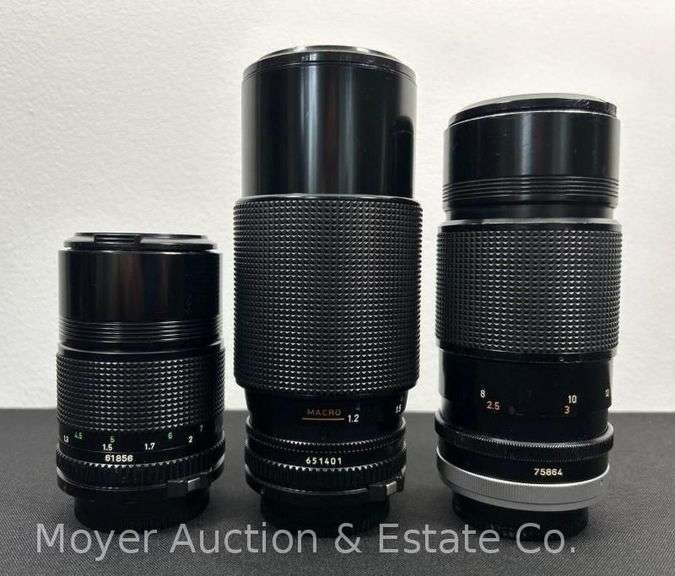 (3) Canon Lenses, See Pictures for Details image