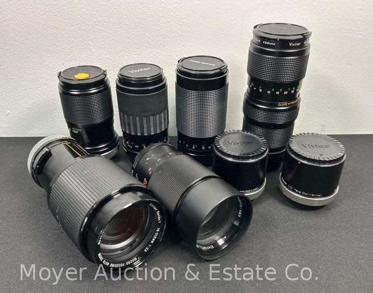 (8) Vivitar Camera Lenses image
