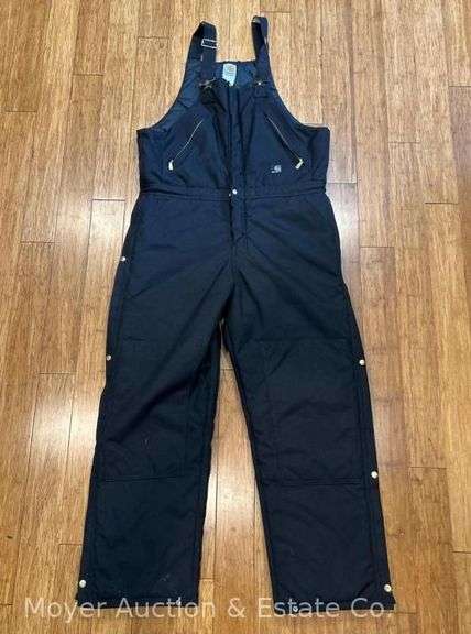 Men's Carhartt Bib Overalls, Insulated, Size 38 x 32 image