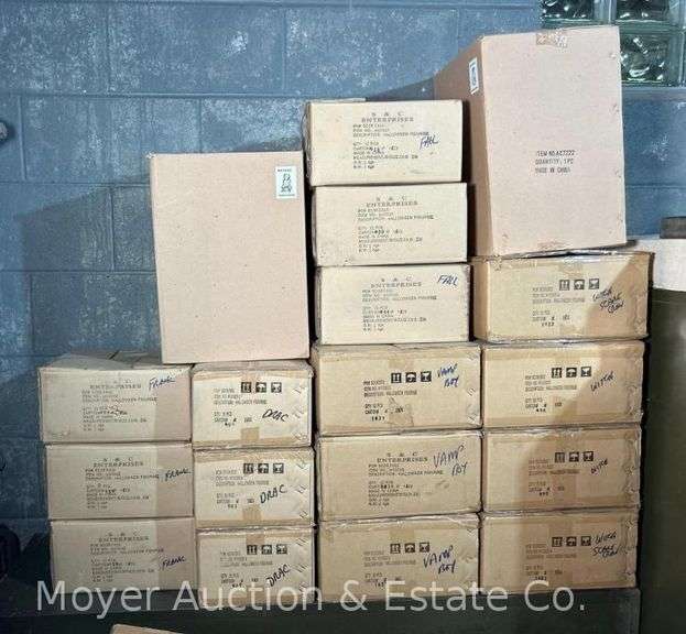 Group of Halloween Figures, Appear New in Boxes image