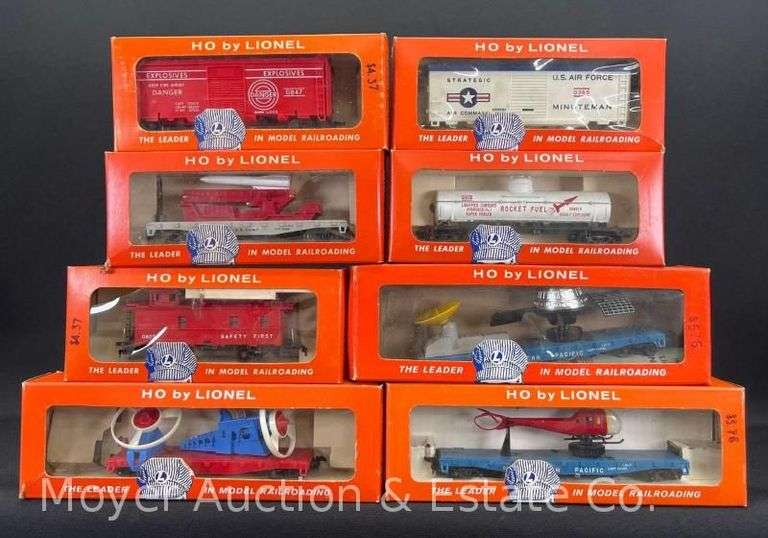 (8) Lionel HO Scale Freight Cars, with Original Boxes image