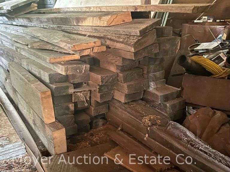 Approx. 40 Rough Sawn Boards, Most True Dimension 2”x4” and 2”x6”, Approx. 12’-14’ Long
