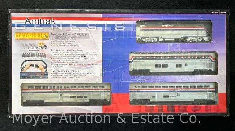 RailKing Amtrak Genesis Ready to Run O Gauge Train Set, No. 4018, with Original Box image