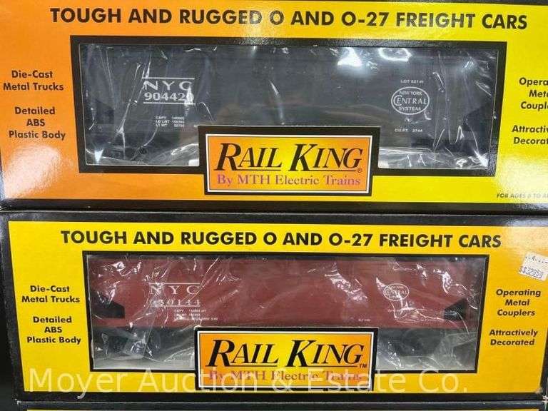 (3) RailKing Hopper Cars, with Original Boxes