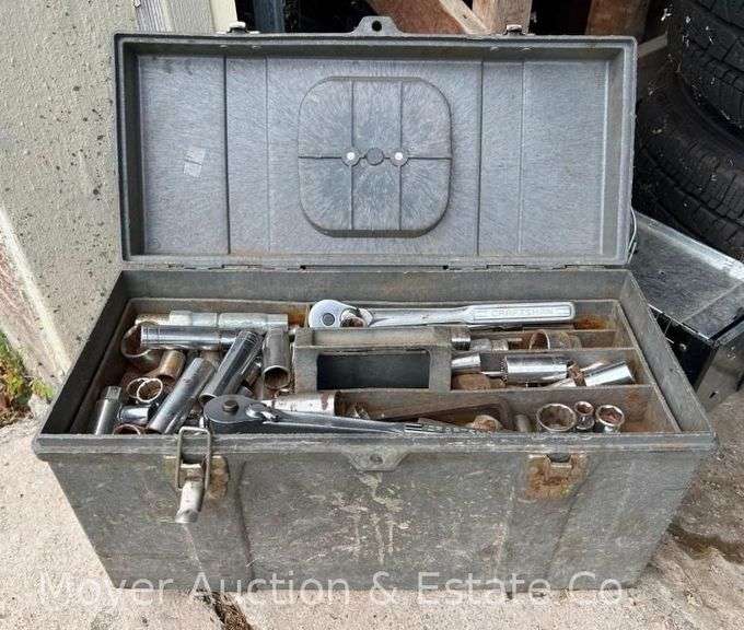 Toolbox with Sockets and Socket Wrenches, Craftsman and Others image