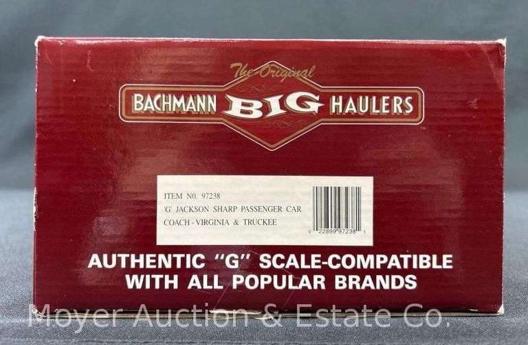 Bachmann Big Haulers G Scale Virginia & Truckee Passenger Car, No. 97238, with Original Box