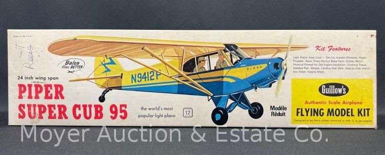 Guillow's Piper Super Cub 95 Balsa Model Kit image