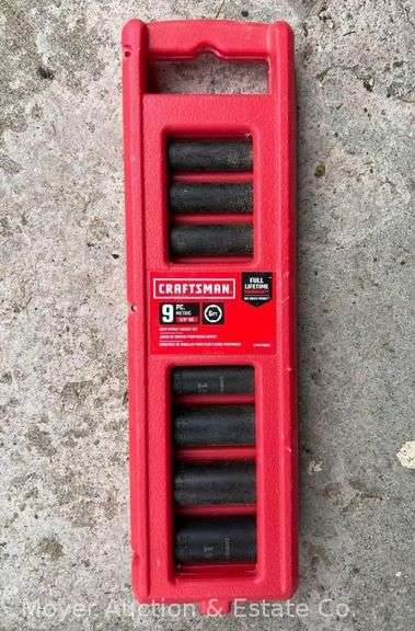 Craftsman 9 Piece Metric Socket Set with Case image