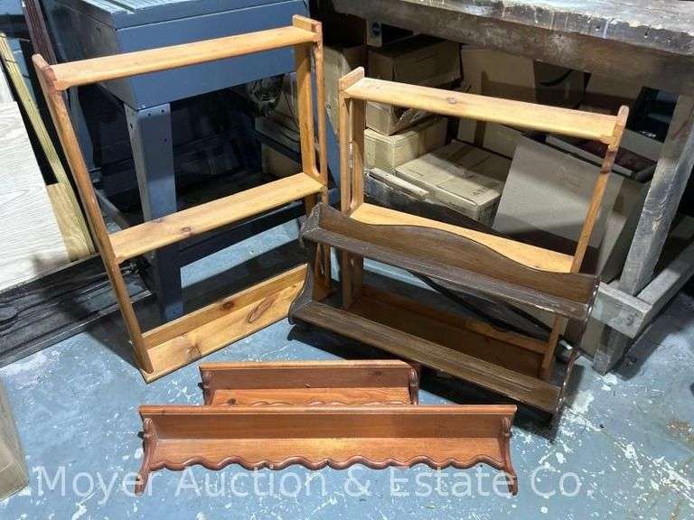 Group of Wall Shelves, 25”-35”w image