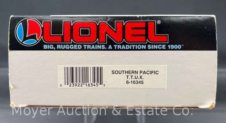 Lionel T.T.U.X Flat Car with Trailers, No. 16345, with Original Box