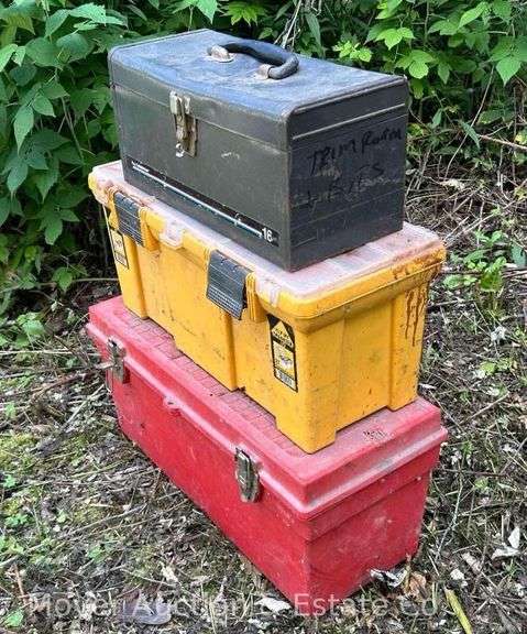 (3) Tool Boxes with Asst. Contents image