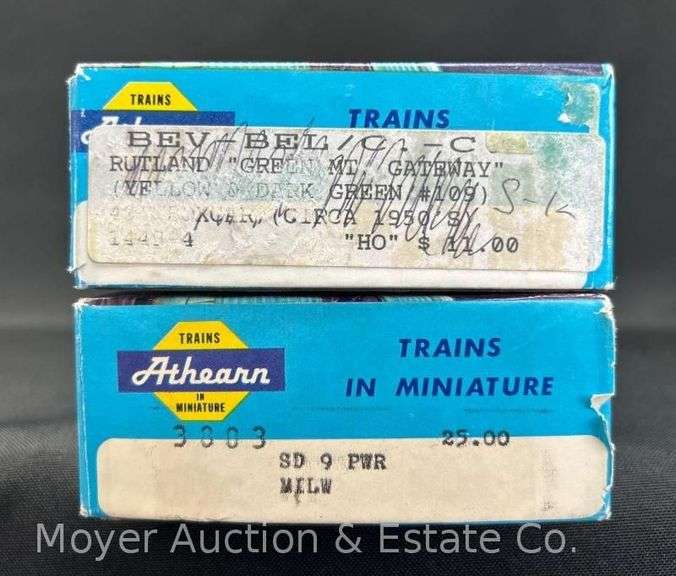 Athearn HO Scale Diesel Switcher and Locomotive, with Original Boxes