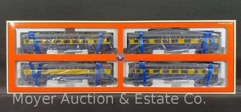 Lionel No. 29041 Alaska O-27 Streamliner Passenger Car Set, with Original Boxes image