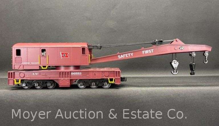 MTH Lehigh Valley Crane Car, No. 98221, with Original Box