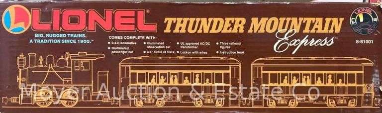 Lionel G Scale Thunder Mountain Express Train Set, No. 81001, with Original Box