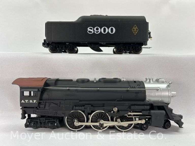 Lionel No. 8900 Santa Fe 4-6-4 Famous American Railroad Series Die Cast Steam Locomotive and Tender image