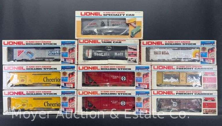 (10) Asst. Lionel Freight Cars, with Boxes image