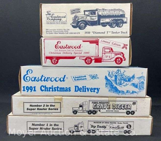 (5) Eastwood Die-cast Trucks, in Original Boxes image