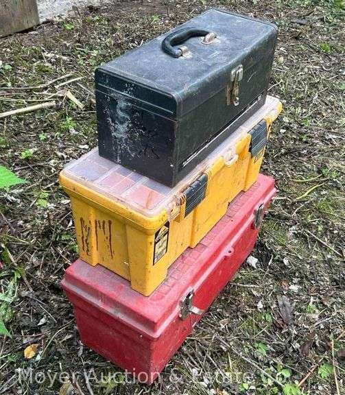 (3) Tool Boxes with Asst. Contents