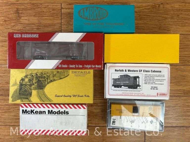 (7) Asst. HO Scale Freight Cars, with Boxes image