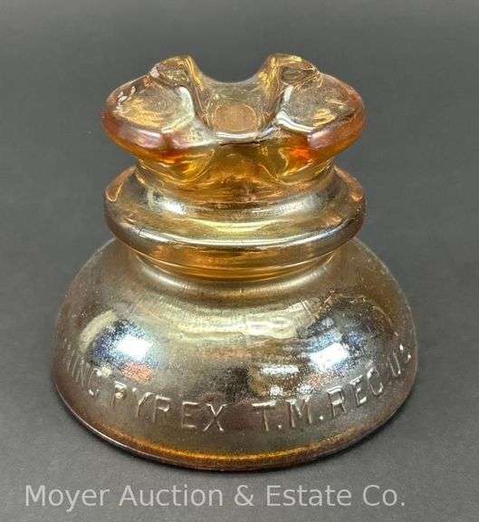 Corning Pyrex Carnival Glass Insulator (A) image
