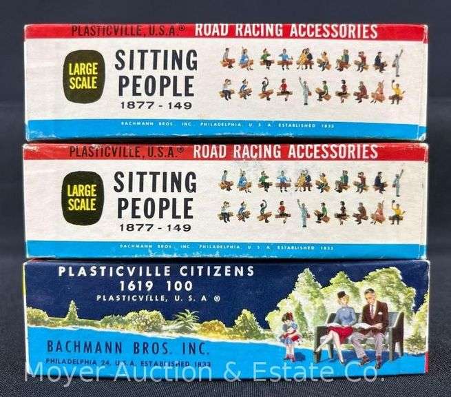 (3) Boxes of Scale Plasticville People