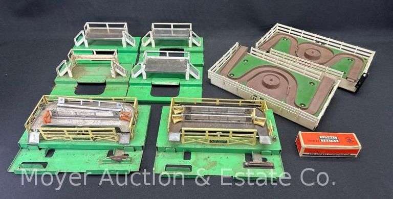 Group of Lionel Milk Car and Horse Car Platforms image