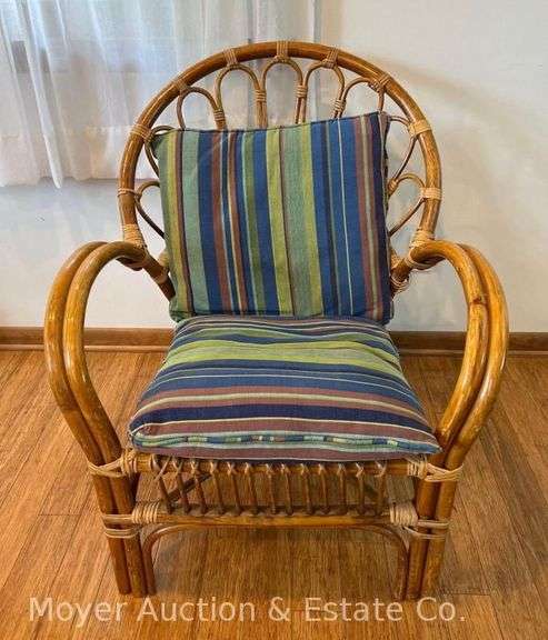 Rattan Side Chair, 29"w image