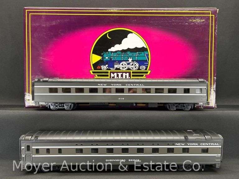MTH New York Central 2-Car Sleeper/Diner Car Set, No. 6616, with Original Box image