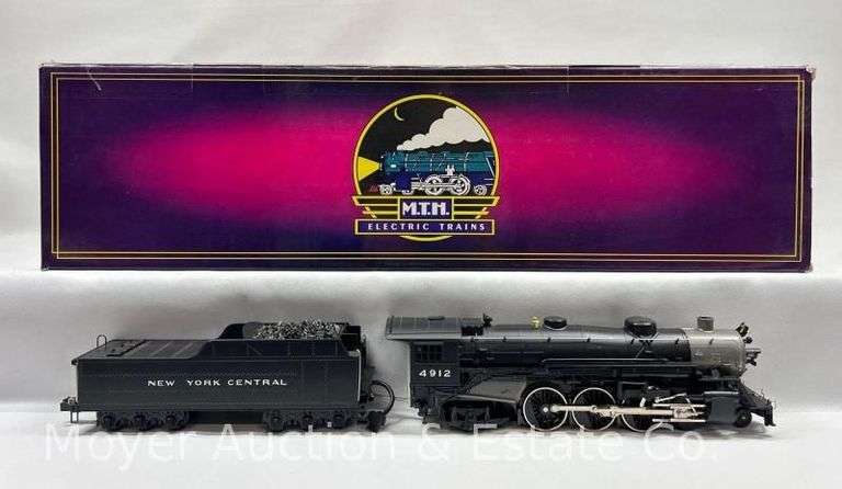 MTH New York Central USRA 4-6-2 Die-Cast Pacific Steam Engine, No. 4912, with Original Box image