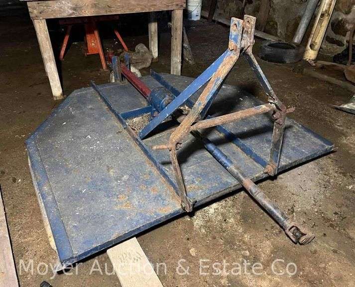 3Pt. Brush Hog, 6’ Wide, Maker Unknown, (3pt. Bracket Needs Welding)