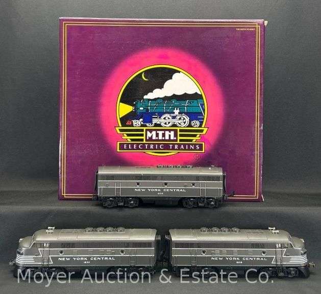 MTH New York Central F-3 ABA Diesel Set, No. 2176, with Original Box image