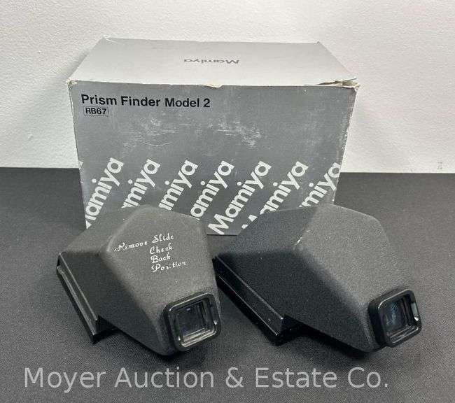 (2) Mamiya RB67 Prism Finders, One with Original Box image