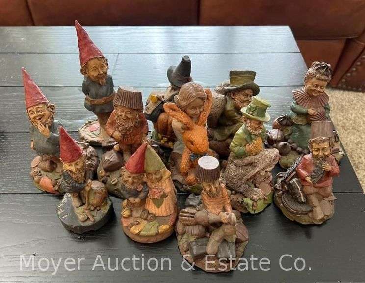 (12) Gnome Figurines, 4"-7"h image