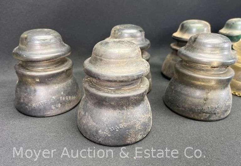(9) Asst. Glass Insulators