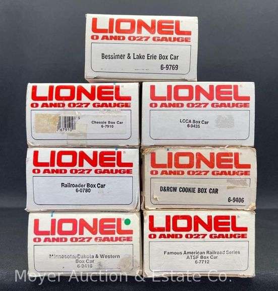 (7) Lionel Freight Cars, with Boxes
