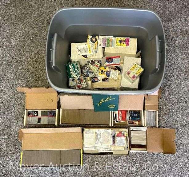 Large Group of Asst. Sports Cards, Baseball and Hockey, Some Basketball image