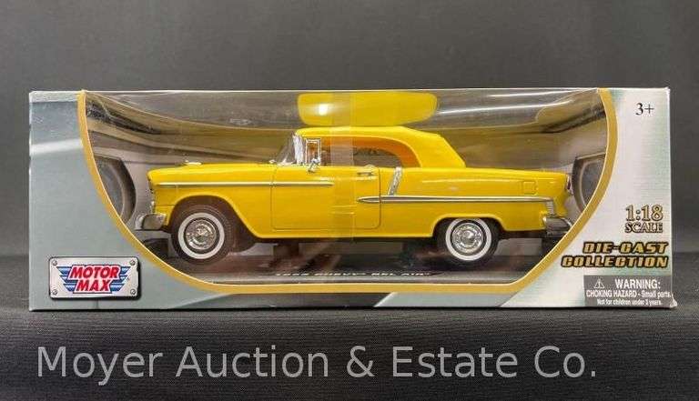 Motor Max 1955 Chevrolet Bel Air 1:18 Scale Die-Cast Model image