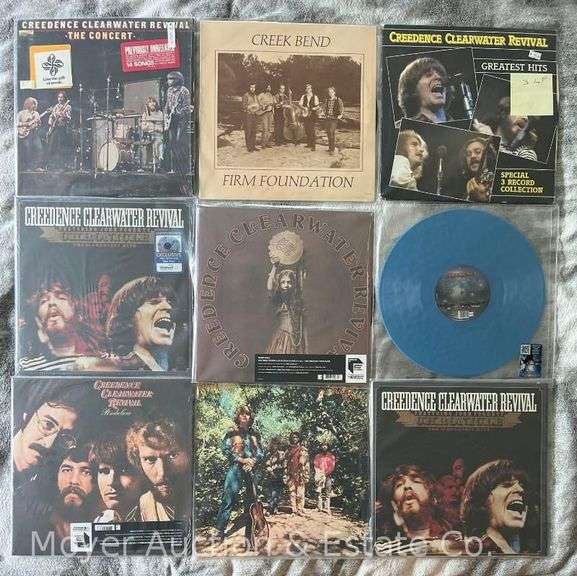 (9) Creedence Clearwater Revival Record Albums image
