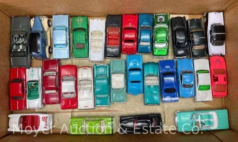 Group of Asst. Matchbox and Hot Wheels Style Cars image