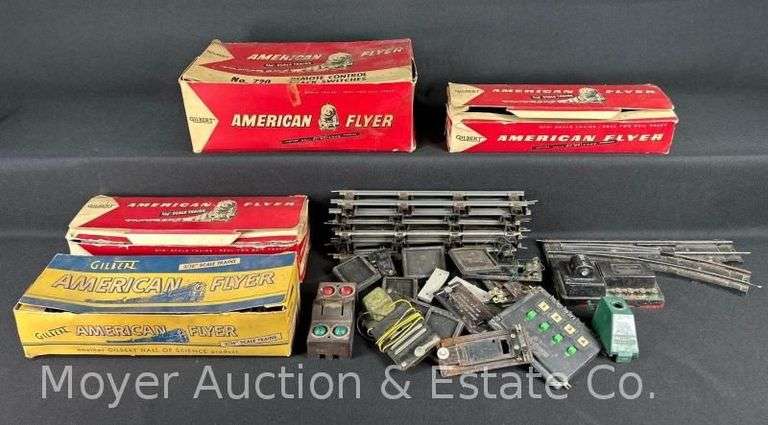 Group of American Flyer S Gauge Track and Switches image