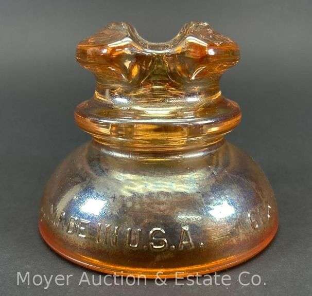 Corning Pyrex Carnival Glass Insulator (B) image