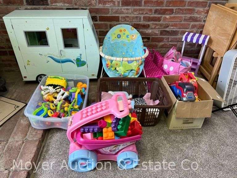 Baby Bouncer, Toys, Plastic Building Blocks, Etc. image