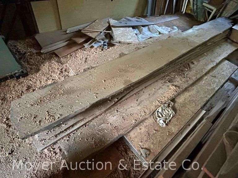 (10) Rough Sawn Boards, Some with Live Edge, Approx 13’-14’ Long, 12”w x 1”h