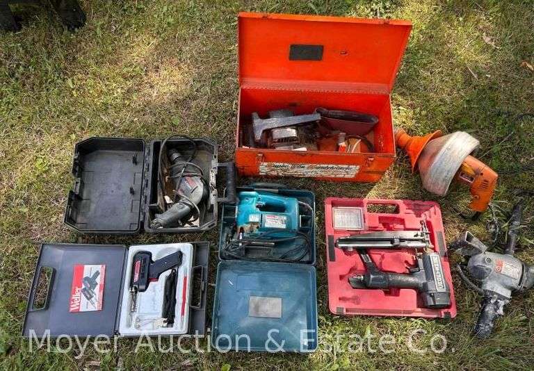 Group of Asst. Power Tools, Some with Cases image