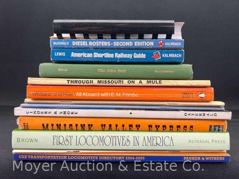 Group of Railroad Books and Pamphlets image