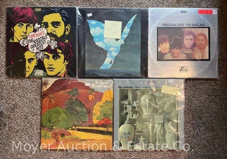 (5) The Rascals Record Albums image