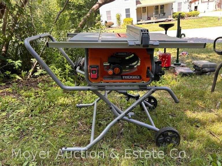 Rigid 10” Table Saw with Folding Stand image