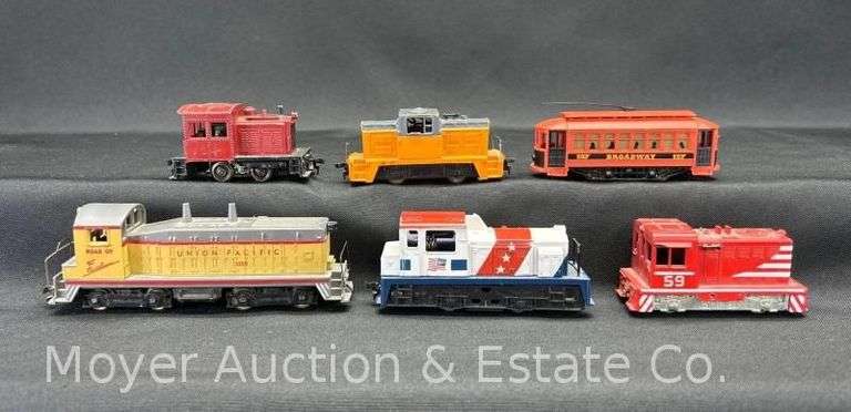 (5) HO Scale Switchers and HO Trolly image