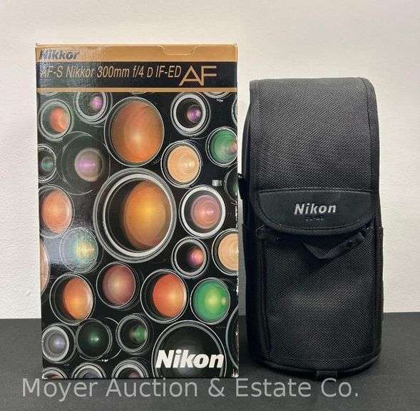 Nikon Nikkor AF-S 300mm f4 ED Camera Lens, with Box and Bag image